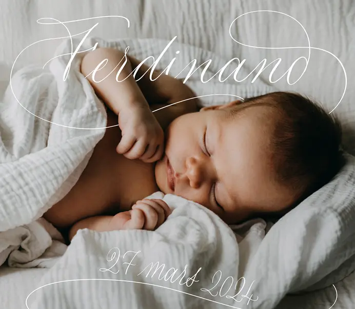 faire part de naissance original