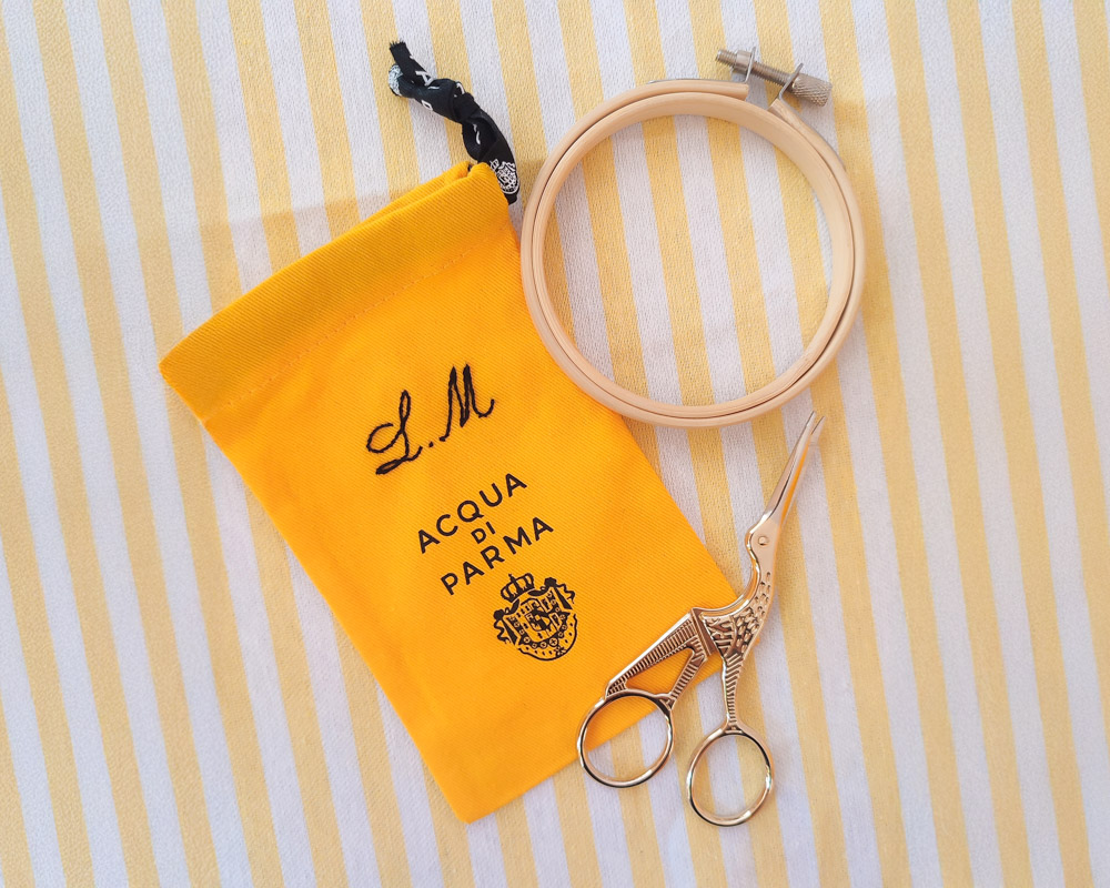 broderie personnalisée en direct luxe