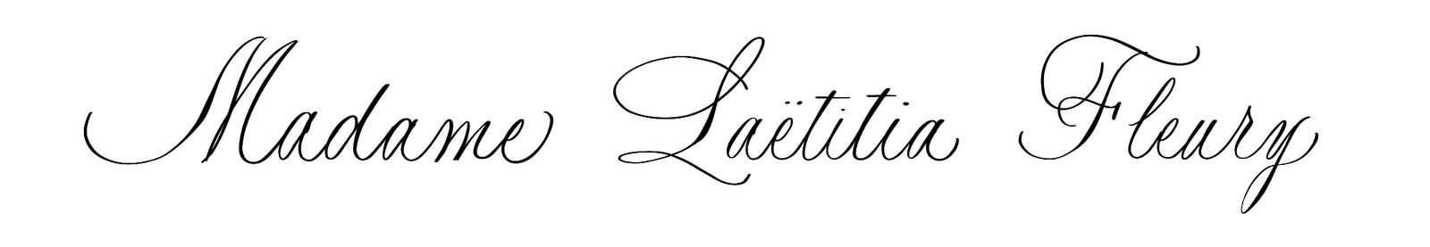 Exemple de calligraphie classique
